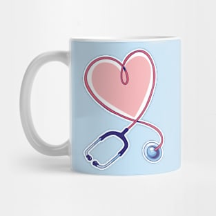 Stethoscope Heart Mug